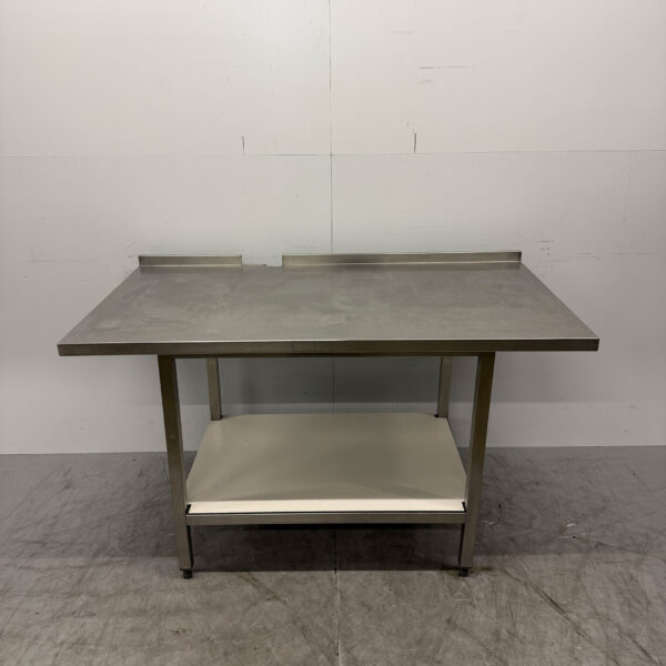 Stainless steel Worktable with undershelf 150 x 80 x 89 cm Catering