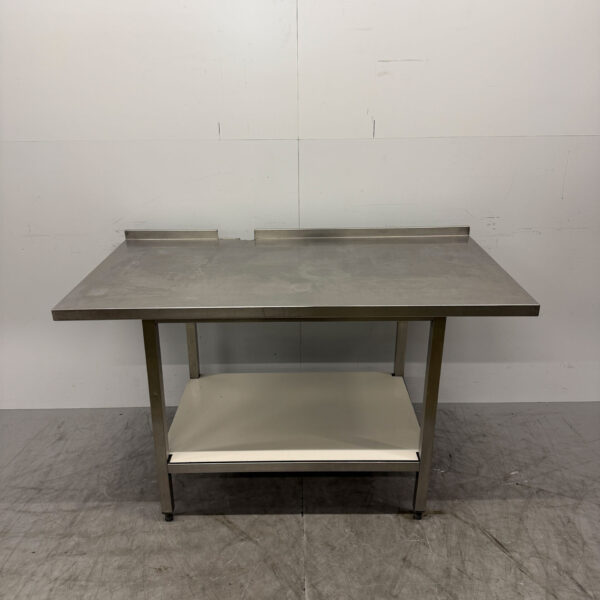 Stainless steel Worktable with undershelf 150 x 80 x 89 cm Catering