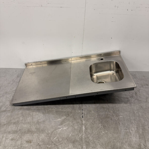 Stainless steel Sink Sheet Sink 126.5 x 64 cm Catering