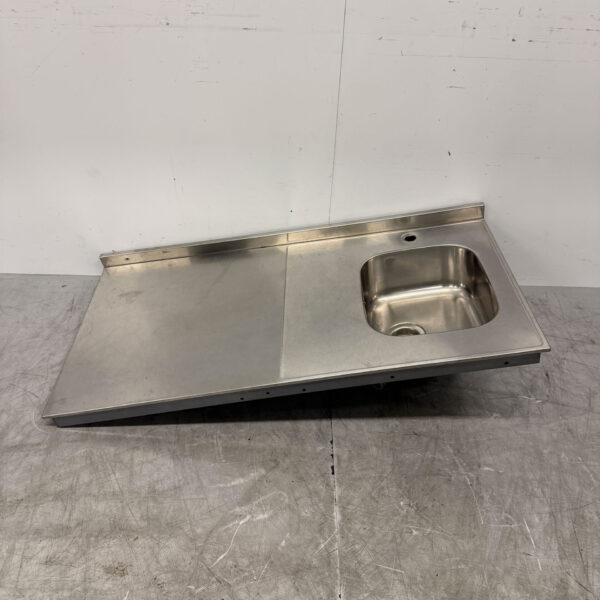 Stainless steel Sink Sheet Sink 126.5 x 64 cm Catering