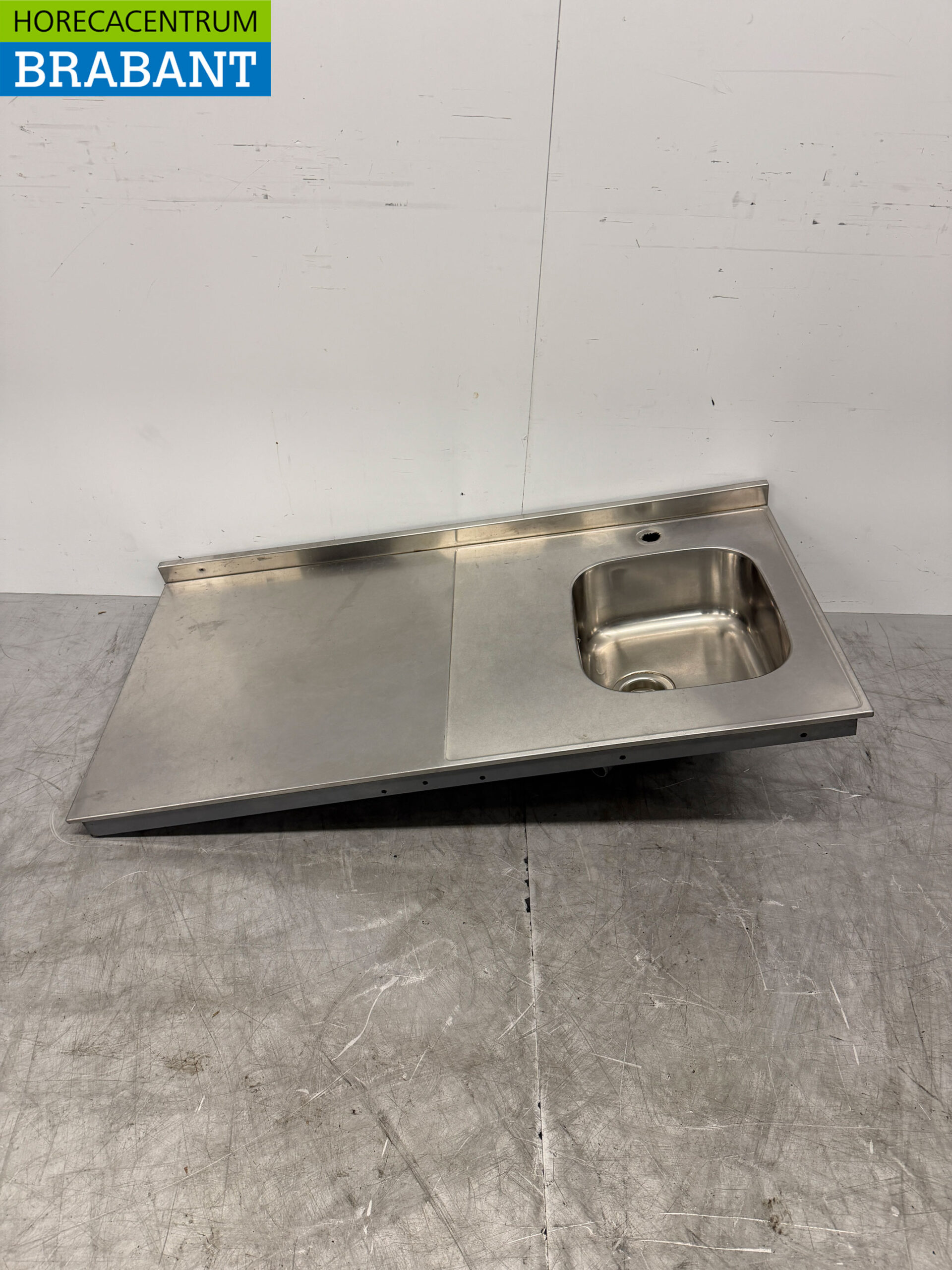 Stainless steel Sink Sheet Sink 126.5 x 64 cm Catering