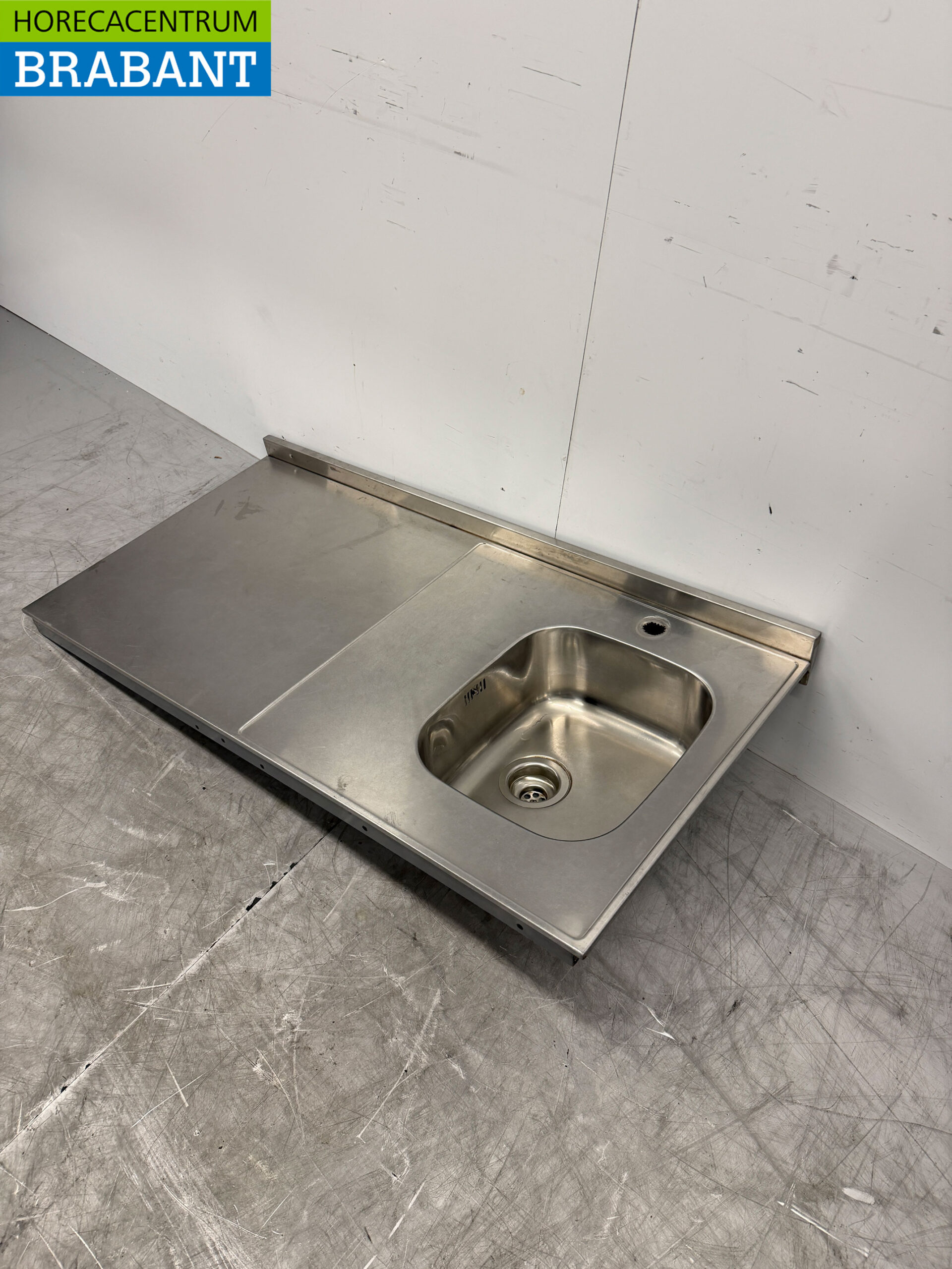 Stainless steel Sink Sheet Sink 126.5 x 64 cm Catering - Image 2