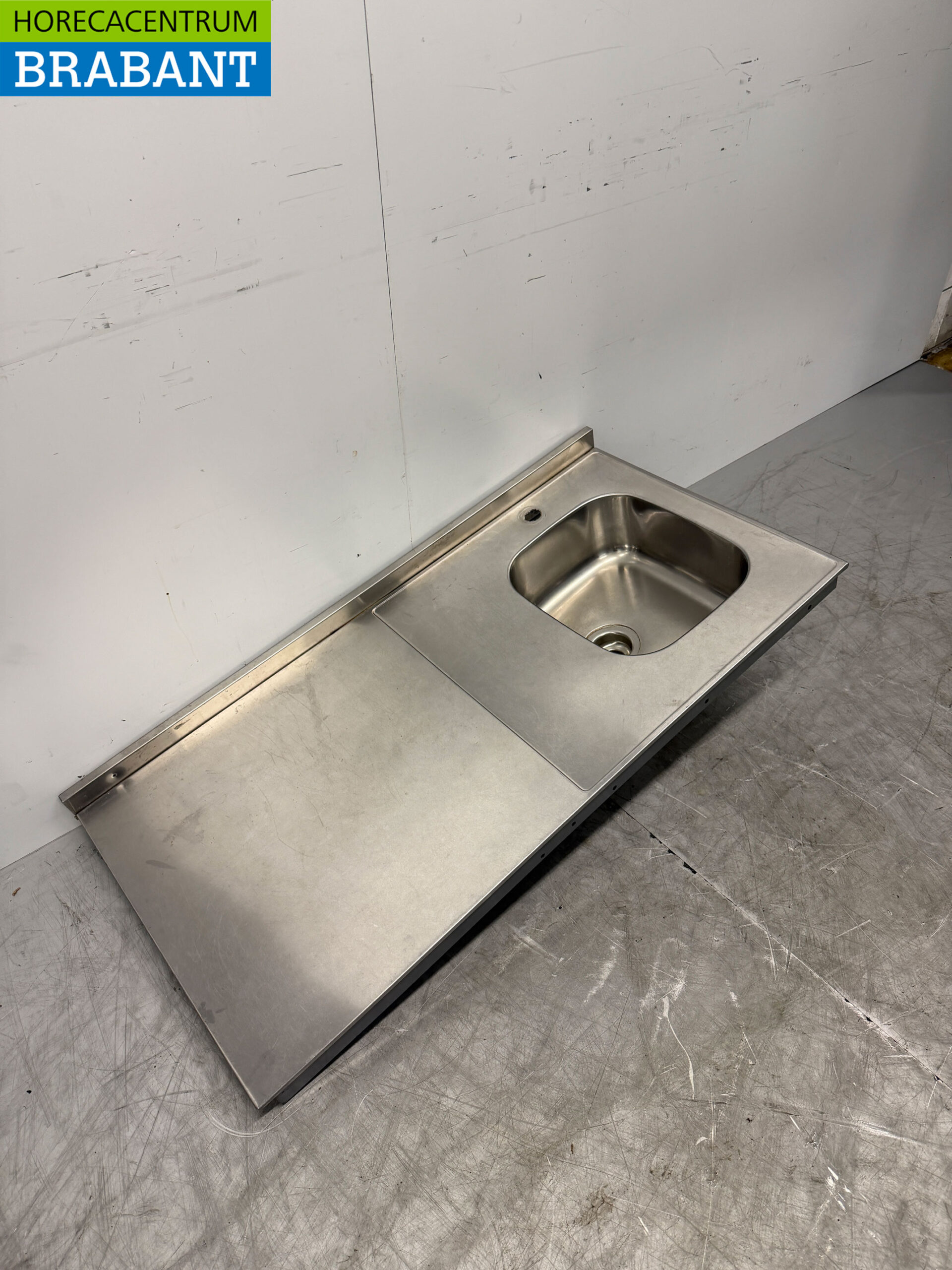 Stainless steel Sink Sheet Sink 126.5 x 64 cm Catering - Image 3