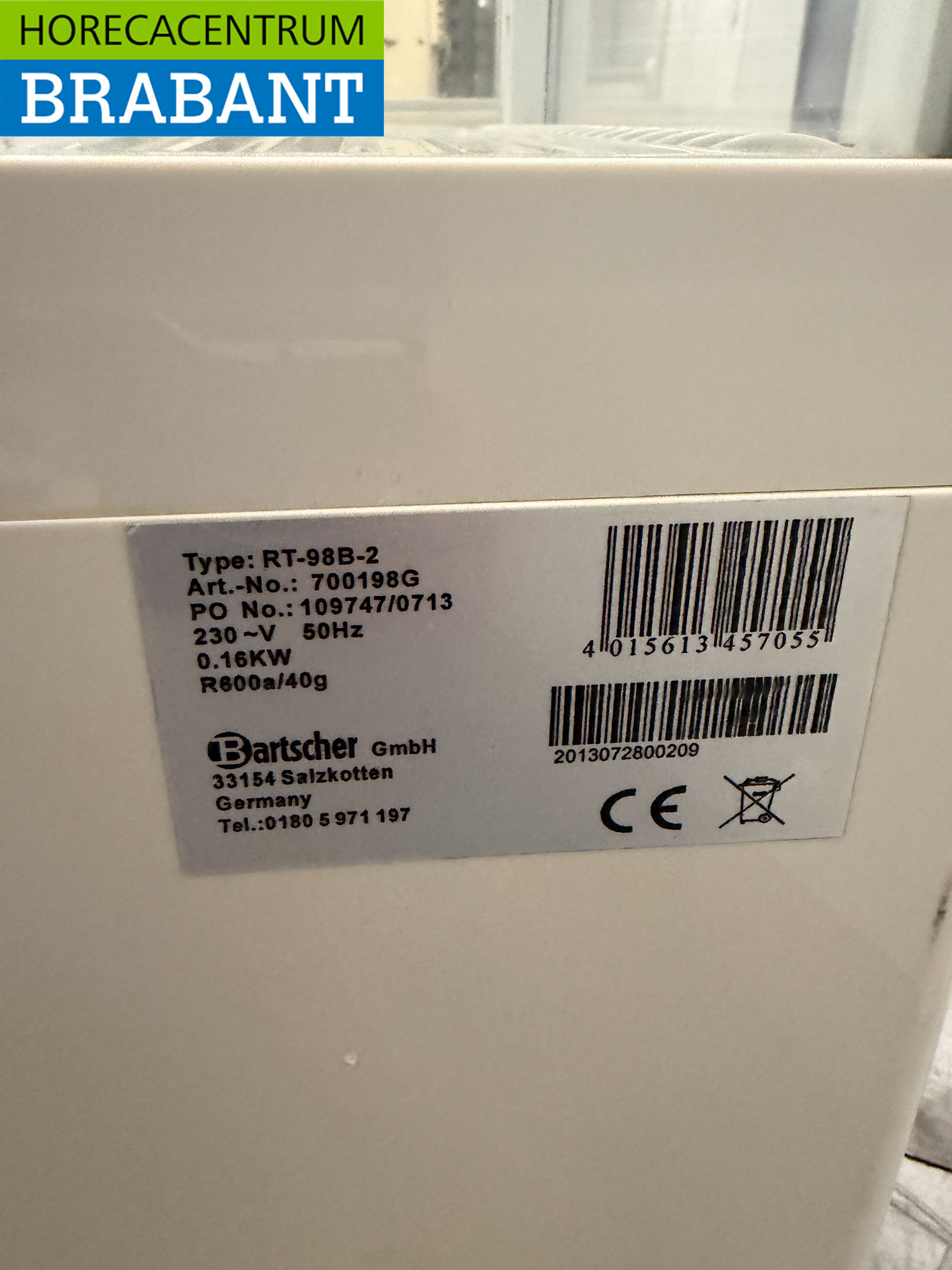 Bartscher Pastry Display Refrigerated Display Case 42,5 cm 230V Horeca - Image 5