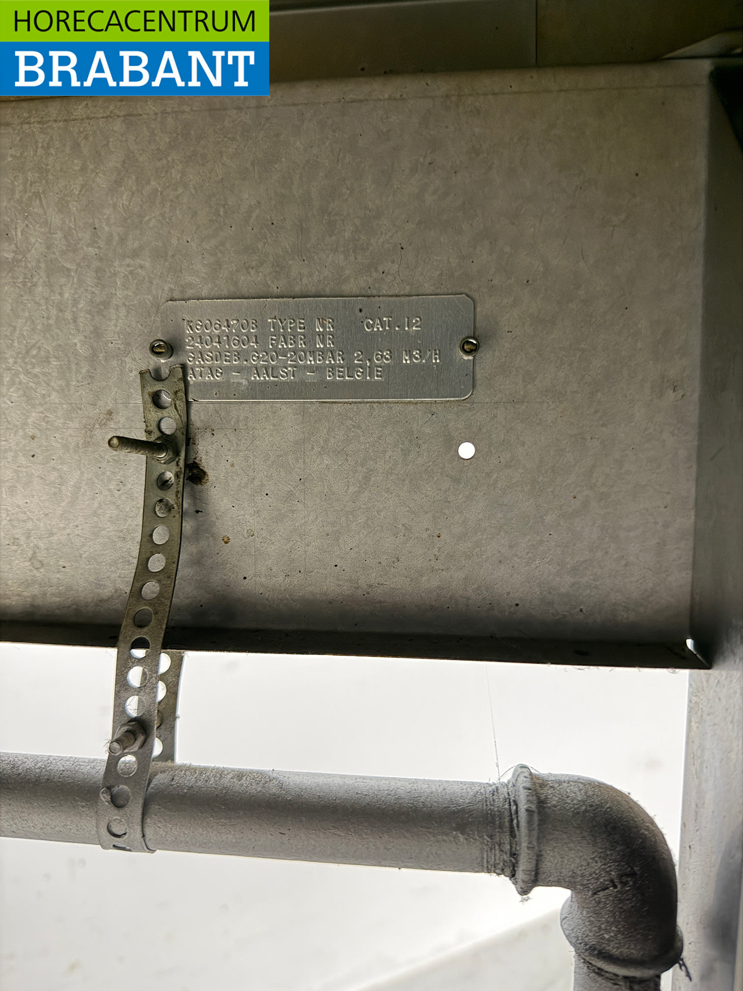 Stainless steel Atag 6 burner stove 105 cm GAS Horeca - Image 6