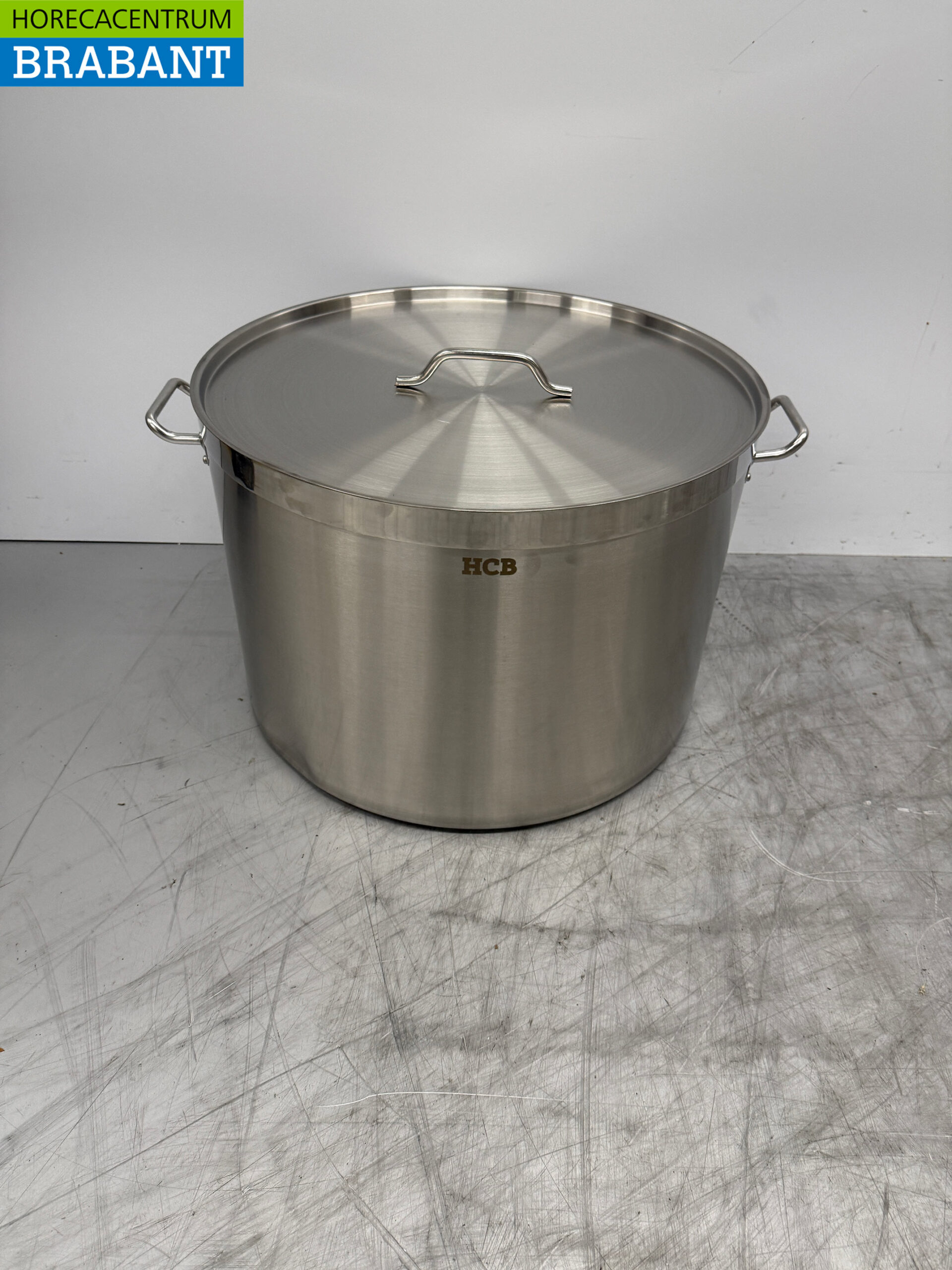 Stainless steel Soup Pan Cooking Pan Induction 60 x 40 cm 113 liters Horeca