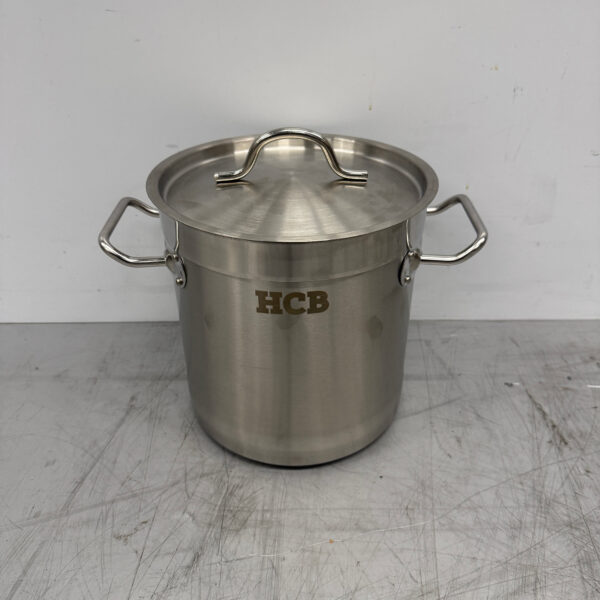 Stainless steel Soup Pan Cooking Pan Induction 20 x 20 cm 6 liter Catering