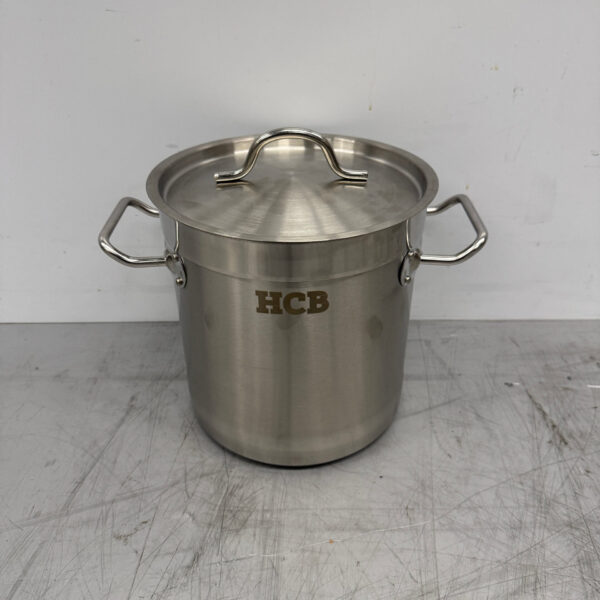 Stainless steel Soup Pan Cooking Pan Induction 20 x 20 cm 6 liter Catering