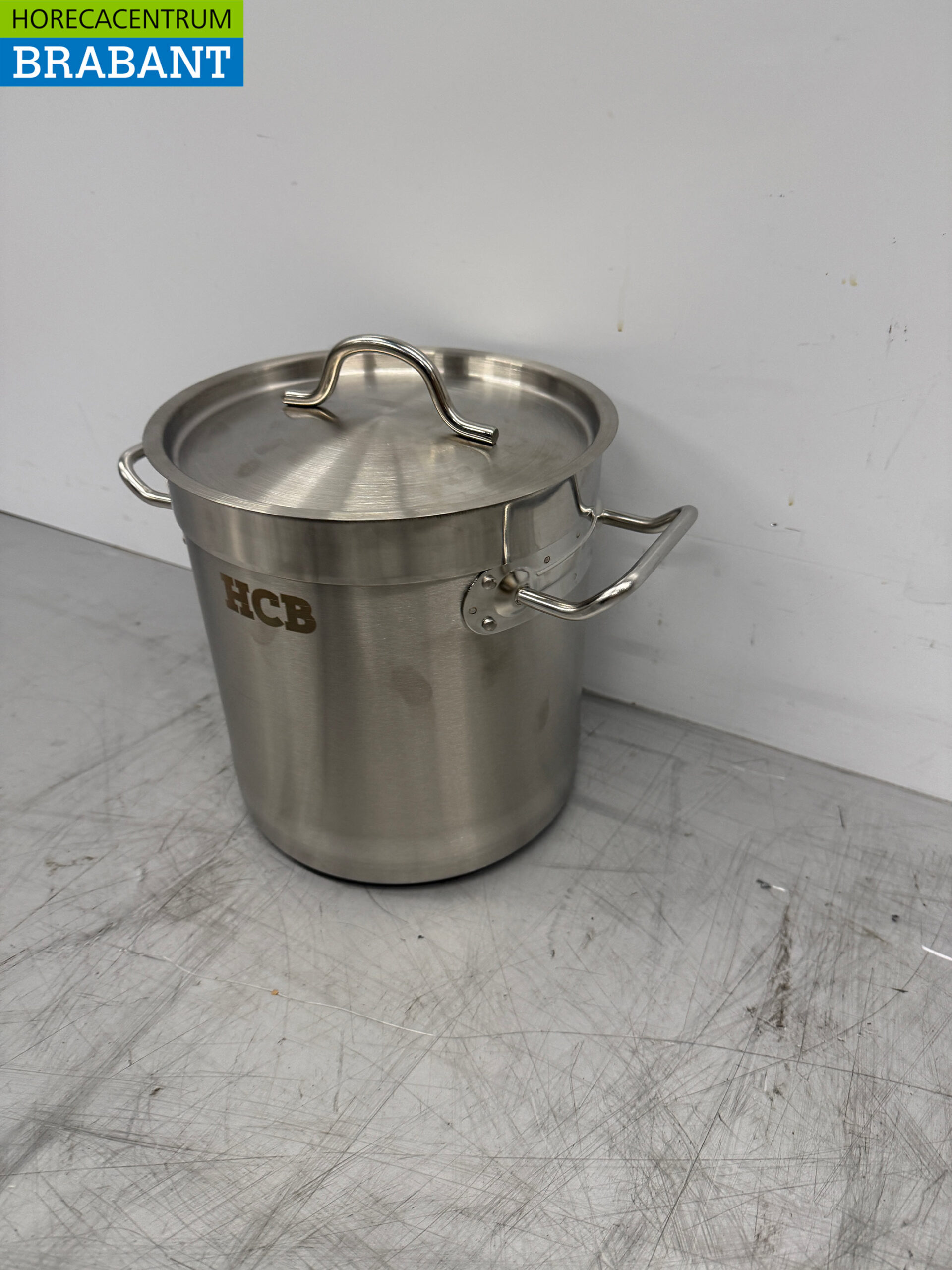 Stainless steel Soup Pan Cooking Pan Induction 20 x 20 cm 6 liter Catering - Image 2