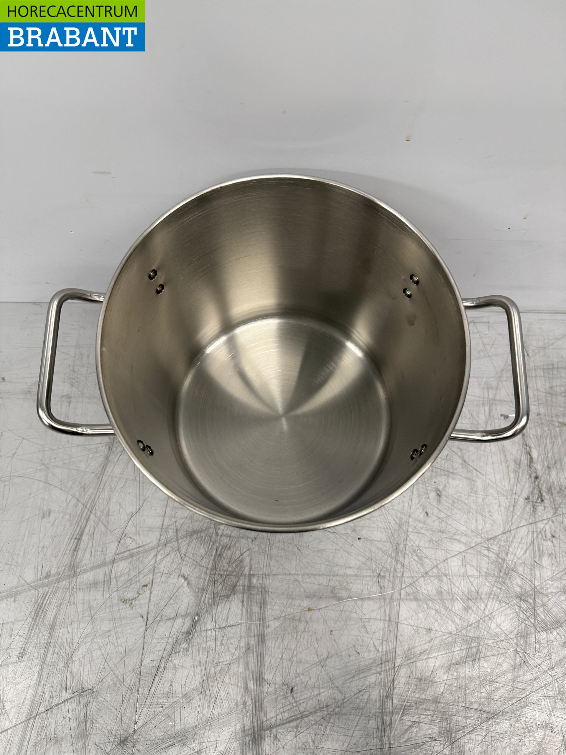 Stainless steel Soup Pan Cooking Pan Induction 20 x 20 cm 6 liter Catering - Image 4