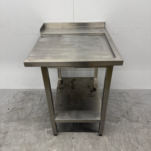 Stainless steel Drain Table T.B.V. Slide Through Dishwasher 75 x 77 x 91,5 cm 230V Horeca