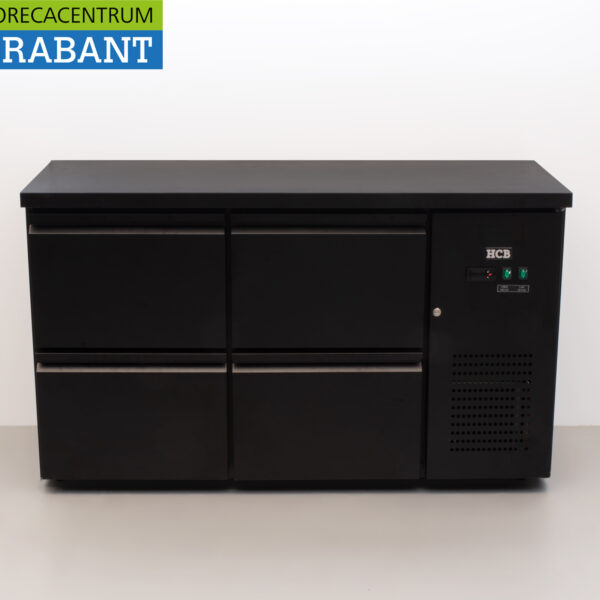 HCB Backbar Bar Refrigerator 4 drawers 280 liters 146,5 cm 230V Horeca