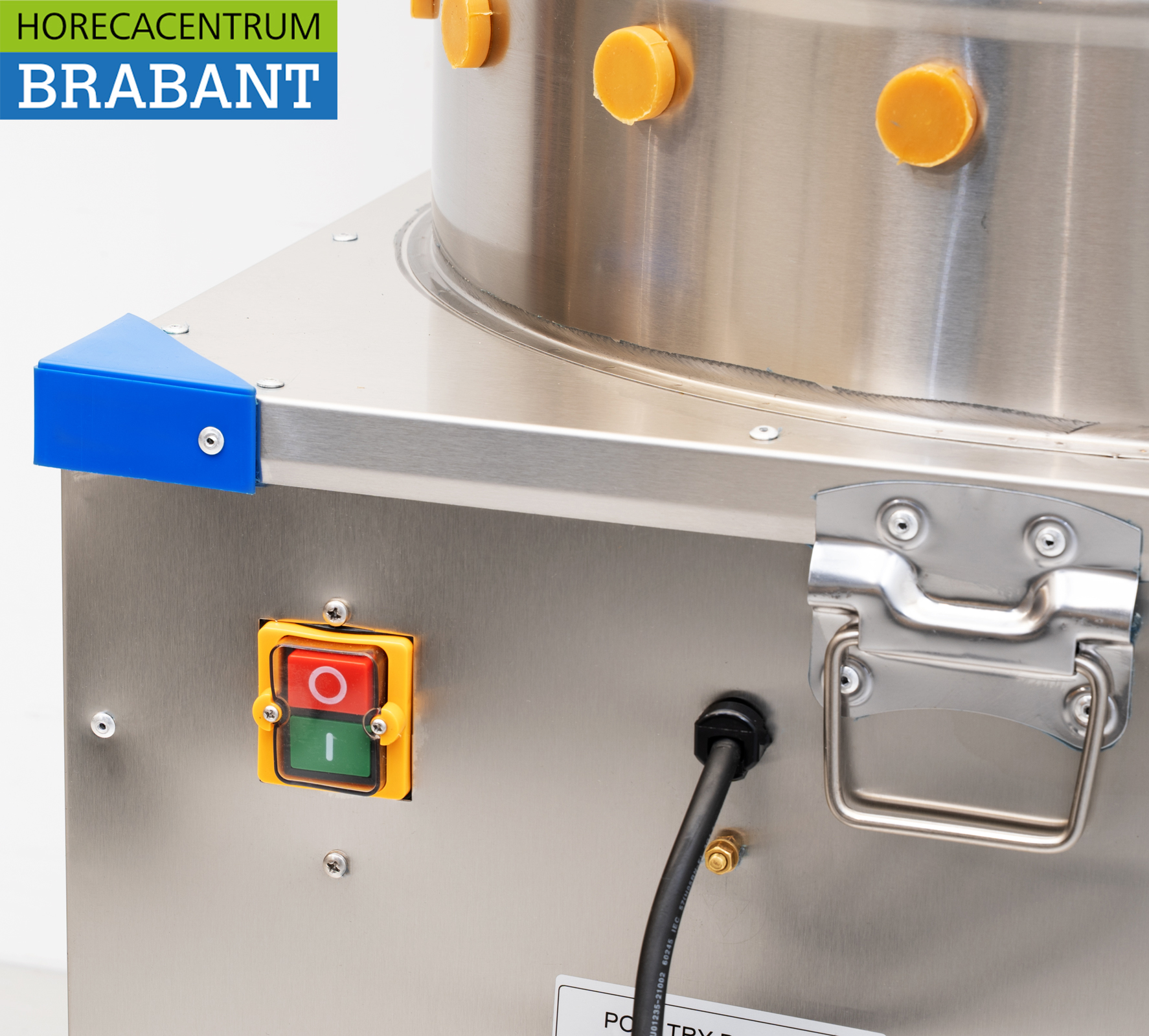 Stainless steel Mobile poultry picking machine 180 pieces/hour 230V Catering - Image 5