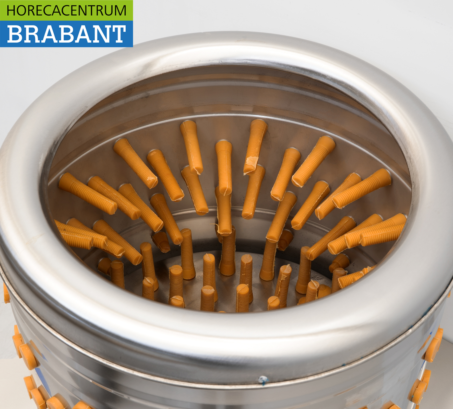 Stainless steel Mobile poultry picking machine 180 pieces/hour 230V Catering - Image 6