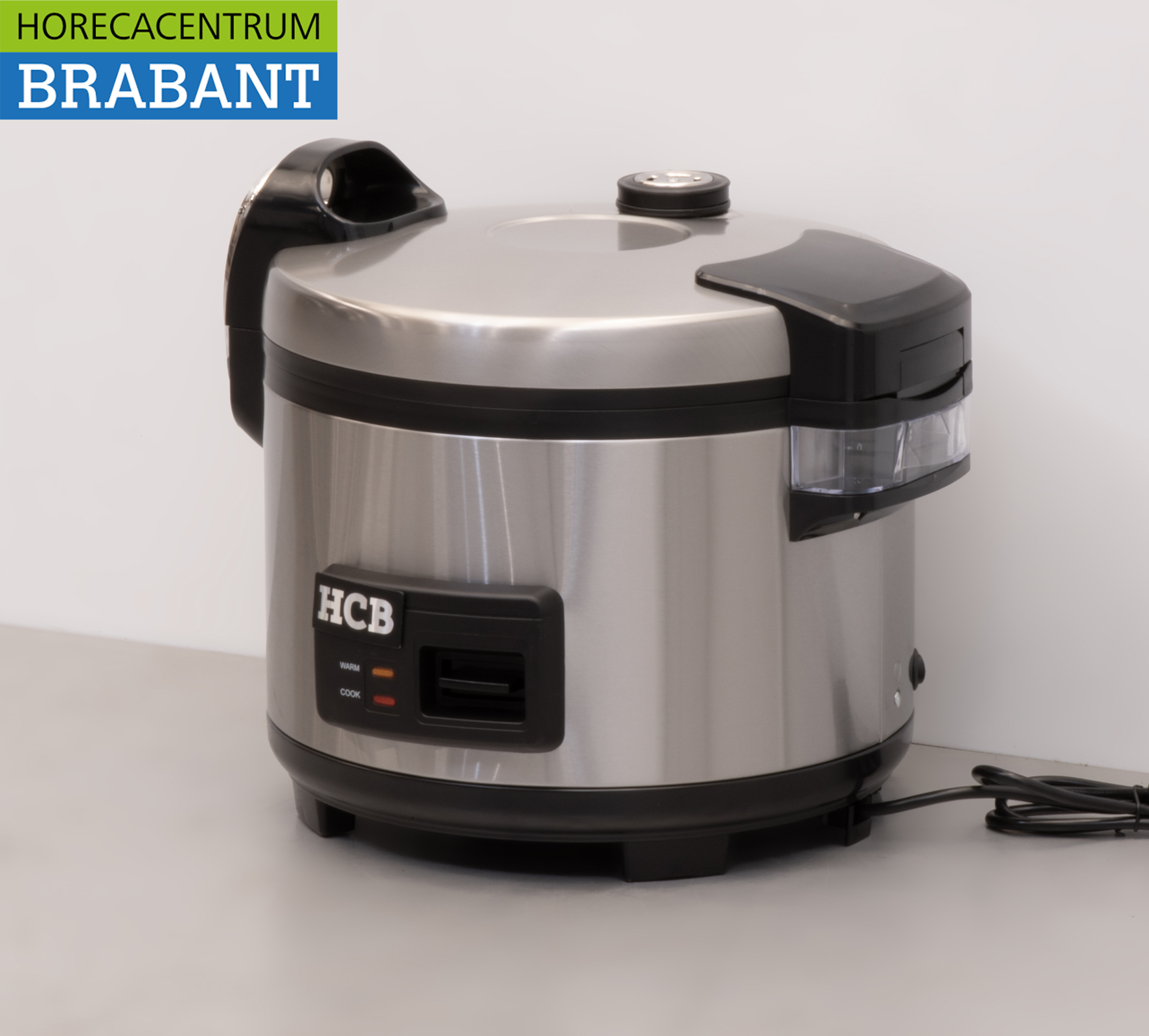 Stainless steel HCB Rice Cooker Rice Warmer 10 liter 230V Catering - Image 2