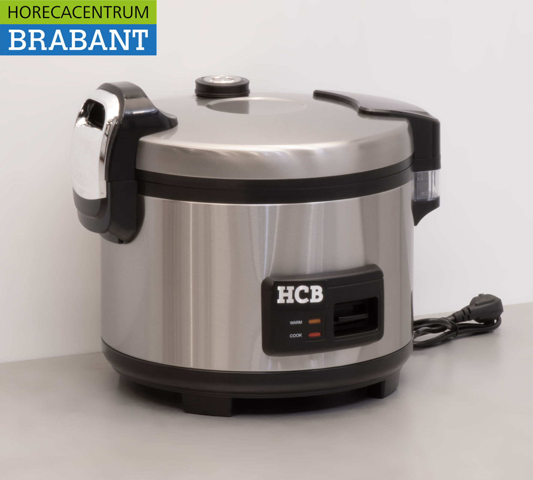 Stainless steel HCB Rice Cooker Rice Warmer 10 liter 230V Catering - Image 3