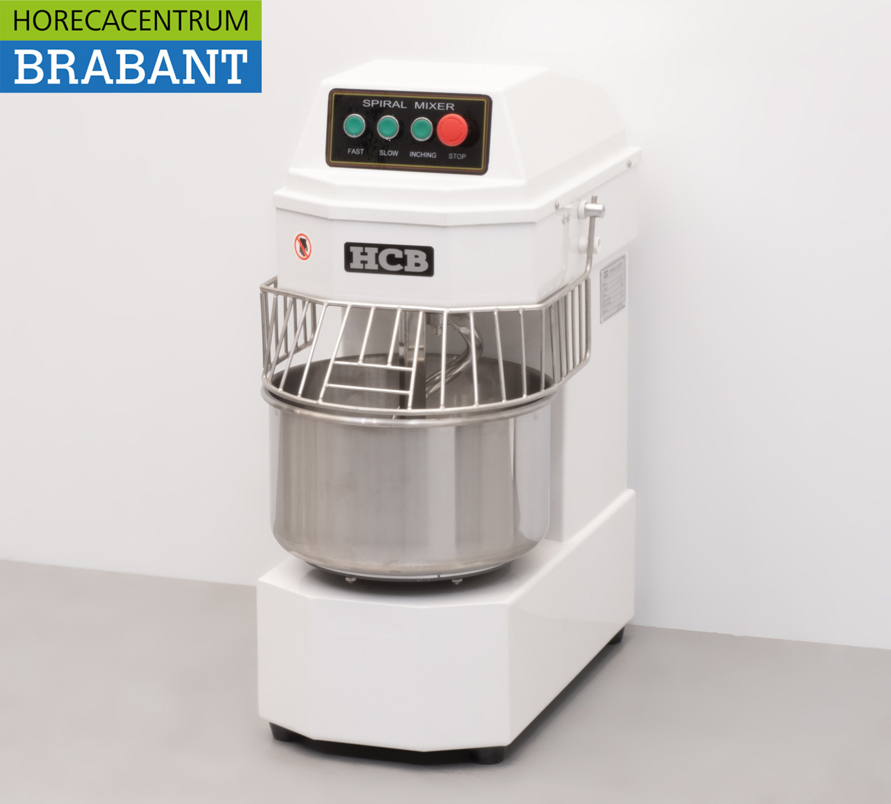 Stainless steel HCB Spiral kneader dough mixer dough mixer 20 liters 230V Horeca - Image 2