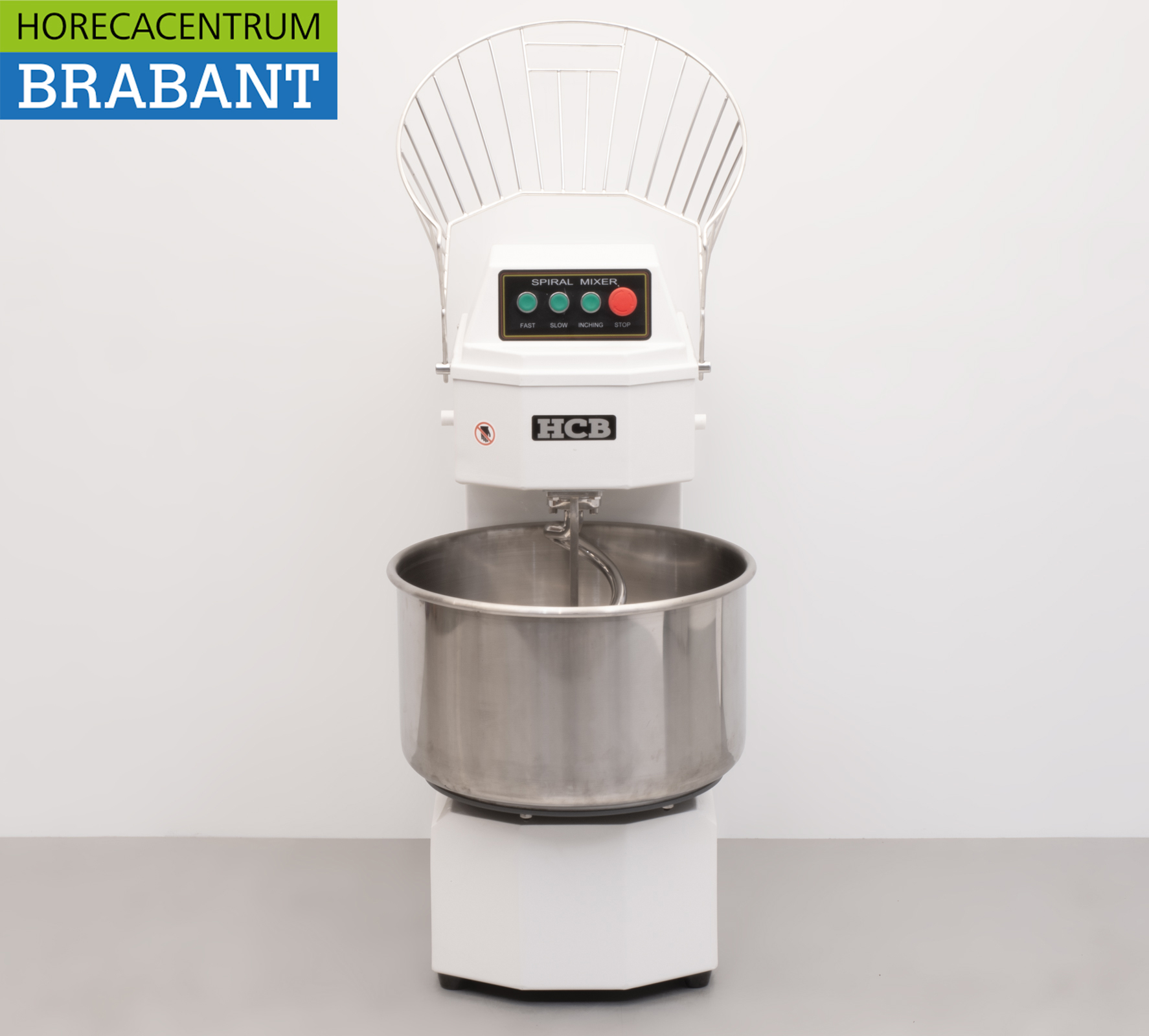 Stainless steel HCB Spiral kneader dough mixer dough mixer 50 liters 230V Horeca - Image 4