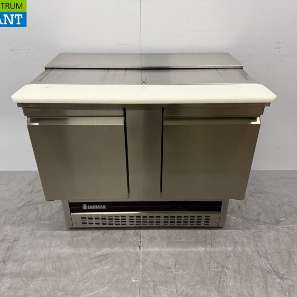 Stainless steel Inomak Saladette 2 Doors 108 cm 230V Horeca