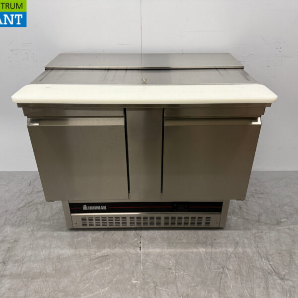 Stainless steel Inomak Saladette 2 Doors 108 cm 230V Horeca