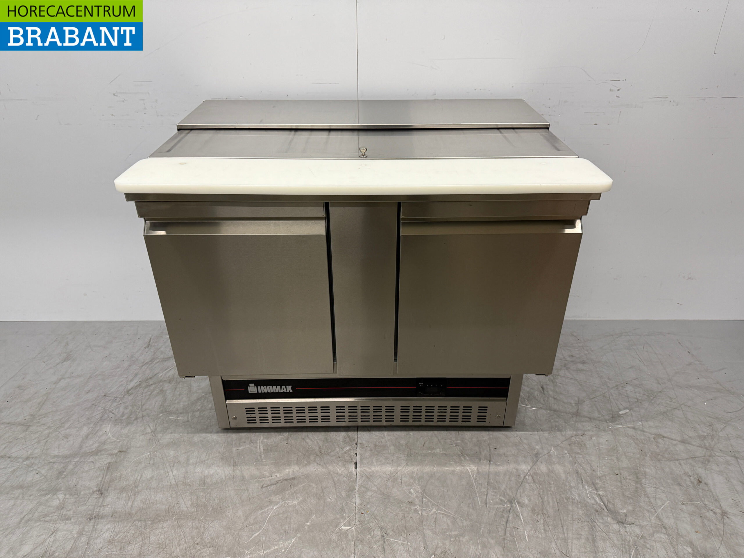Stainless steel Inomak Saladette 2 Doors 108 cm 230V Horeca