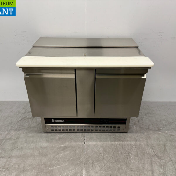 Stainless steel Inomak Saladette 2 Doors 108 cm 230V Horeca