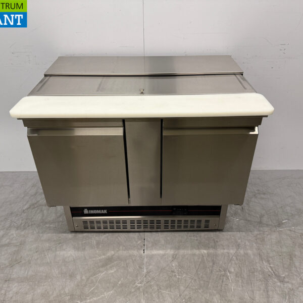 Stainless steel Inomak Saladette 2 Doors 108 cm 230V Horeca