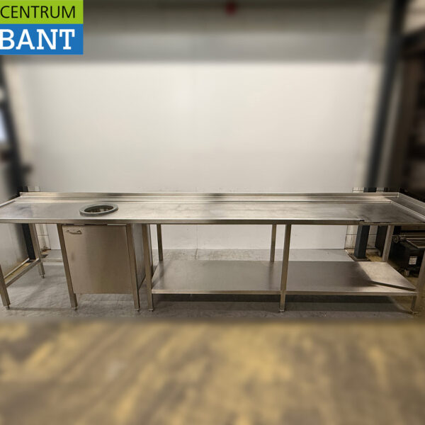 Stainless Steel Drainage Table 390 x 72 x 94 cm Catering