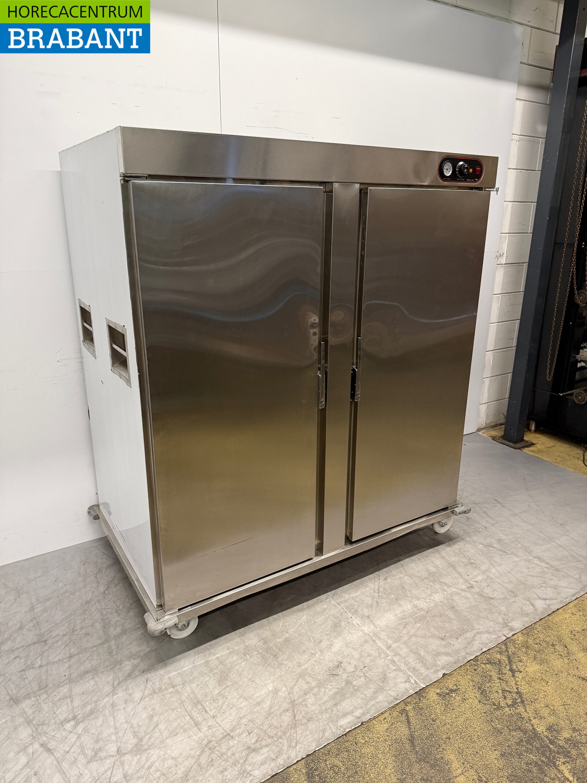 Stainless steel Banquet trolley warming cabinet 2 doors 22 x 2/1 GN 230V Catering L TS - Image 2