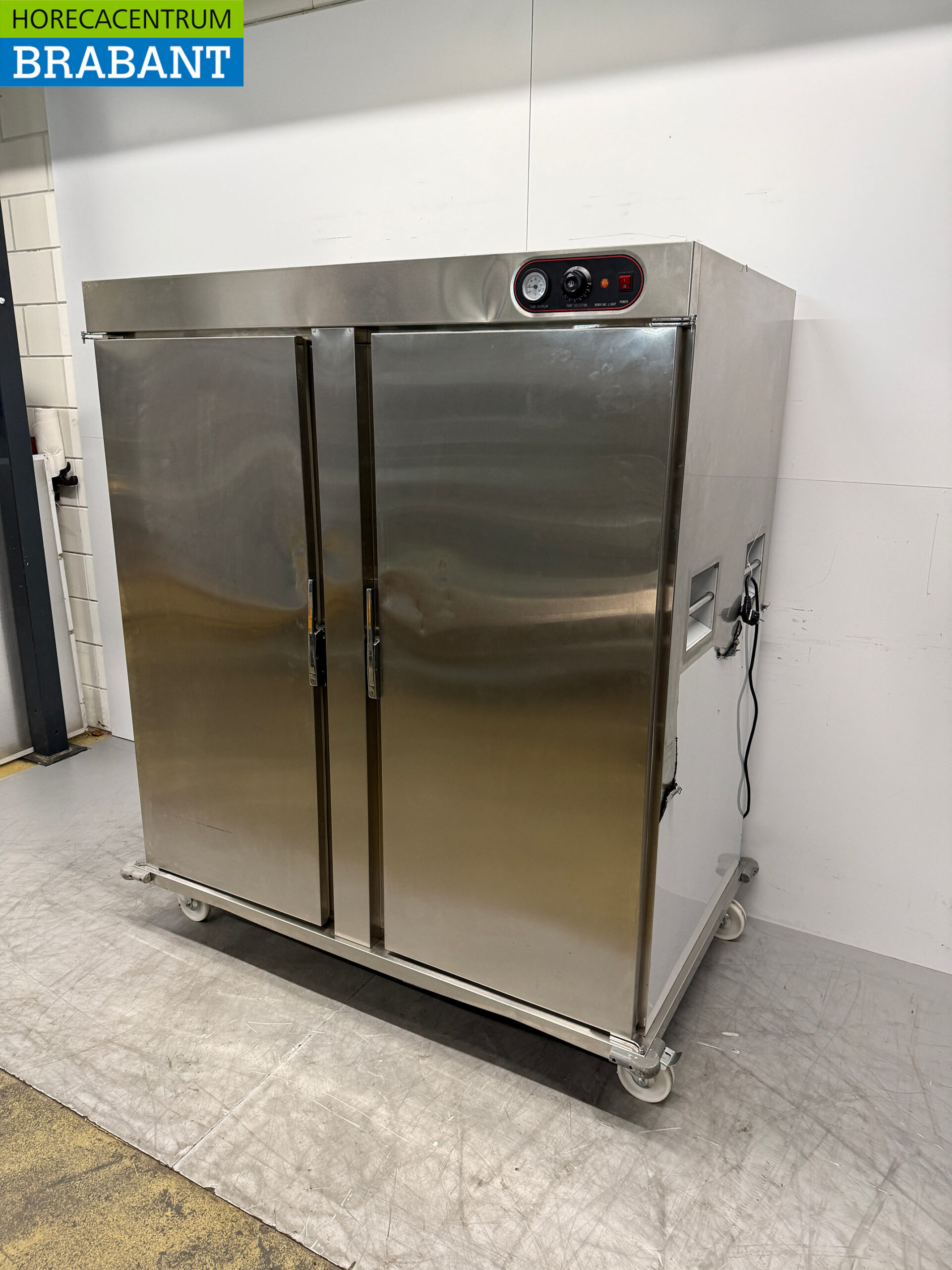 Stainless steel Banquet trolley warming cabinet 2 doors 22 x 2/1 GN 230V Catering L TS - Image 3