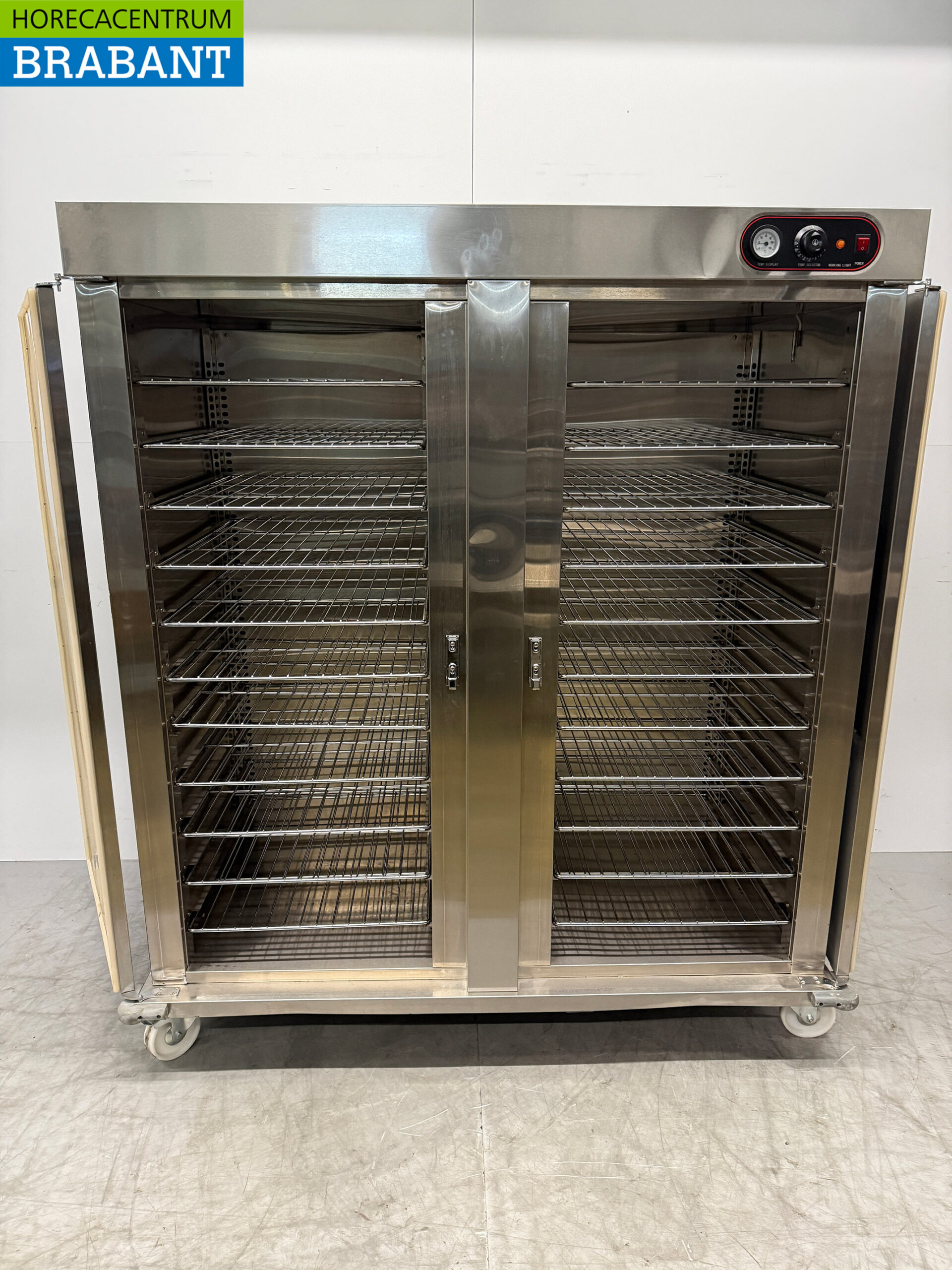 Stainless steel Banquet trolley warming cabinet 2 doors 22 x 2/1 GN 230V Catering L TS - Image 4