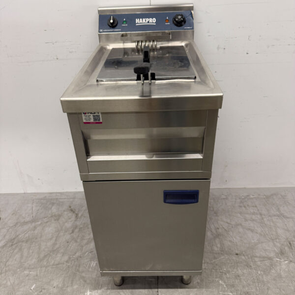 Stainless steel Hakpro Fryer 12 liter 400V Horeca