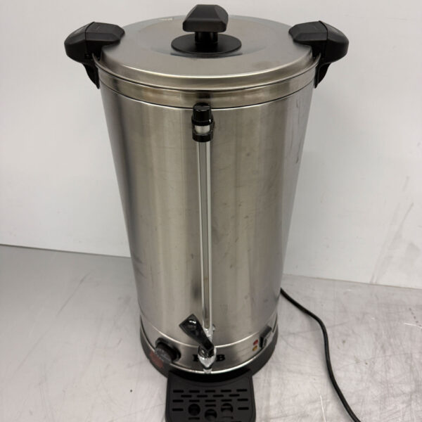 Stainless steel Double walled Kettle Boiler with drip tray 23.6 liters 230V Catering