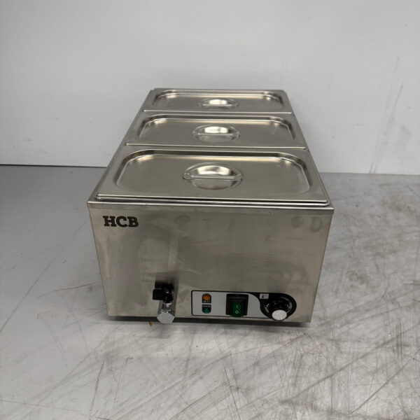 Stainless steel Bain marie 3 x 1/3 GN 230V Horeca