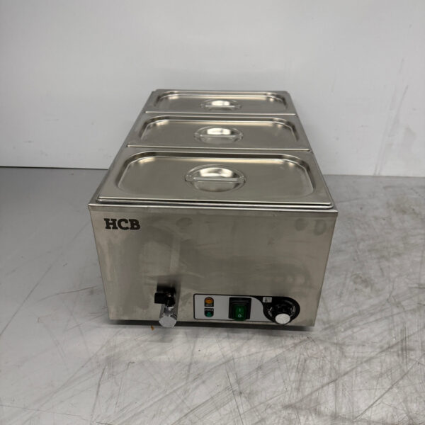Stainless steel Bain marie 3 x 1/3 GN 230V Horeca