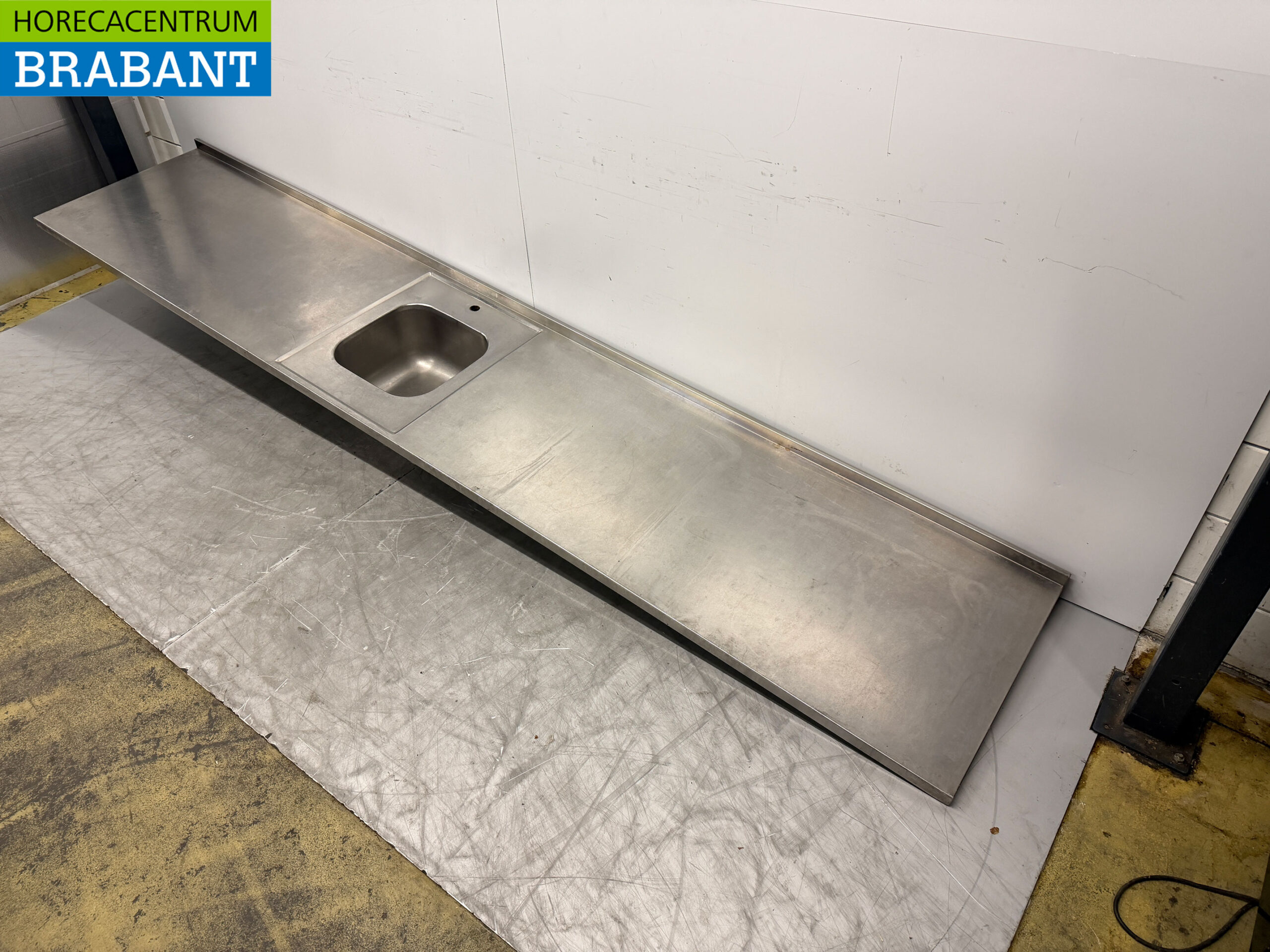 Stainless steel Sink Sheet Sink 366 x 72 cm Horeca - Image 2