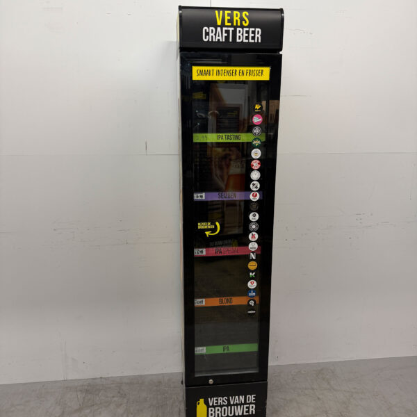 Gastro-Cool Glass Door Refrigerator Beverage Refrigerator Glass Door 130 liters 230V Horeca