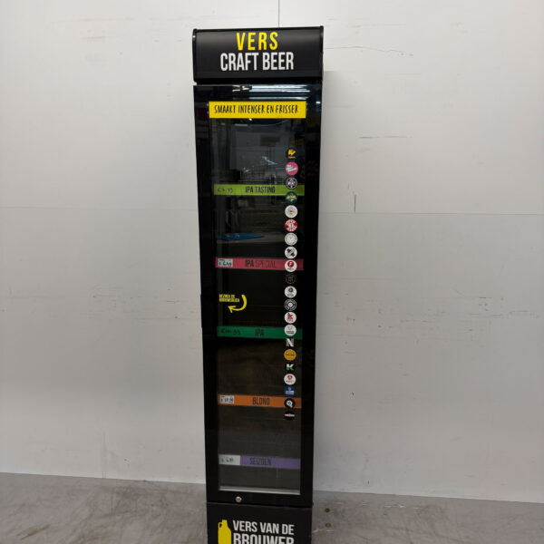 Gastro-Cool Glass Door Refrigerator Beverage Refrigerator Glass Door 130 liters 230V Horeca