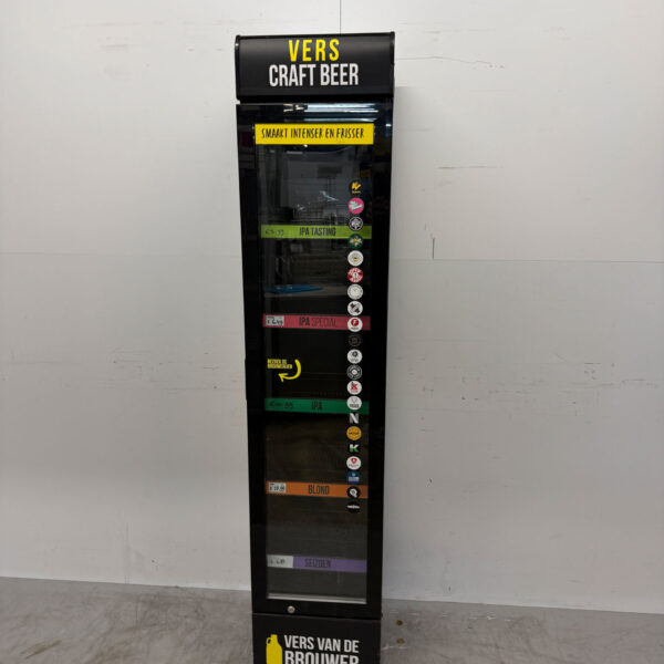 Gastro-Cool Glass Door Refrigerator Beverage Refrigerator Glass Door 130 liters 230V Horeca