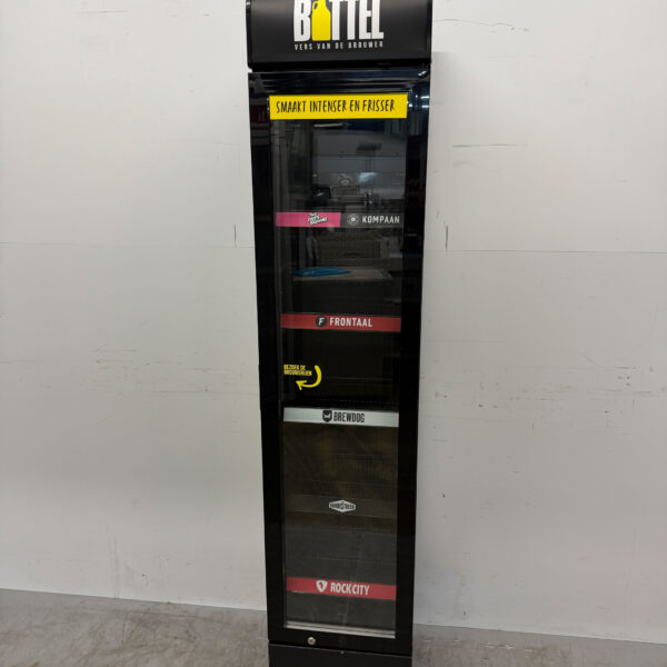 Gastro-Cool Glass Door Refrigerator Beverage Refrigerator Glass Door 130 liters 230V Horeca