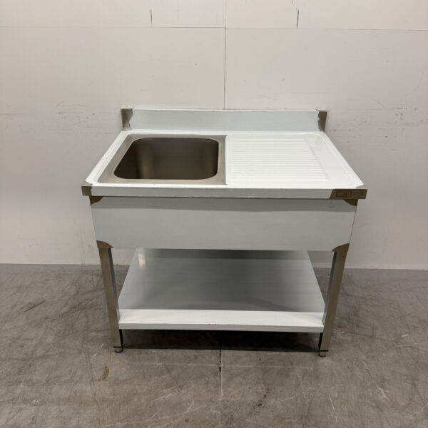 Stainless steel sink Sink Basic-line 100 cm Horeca