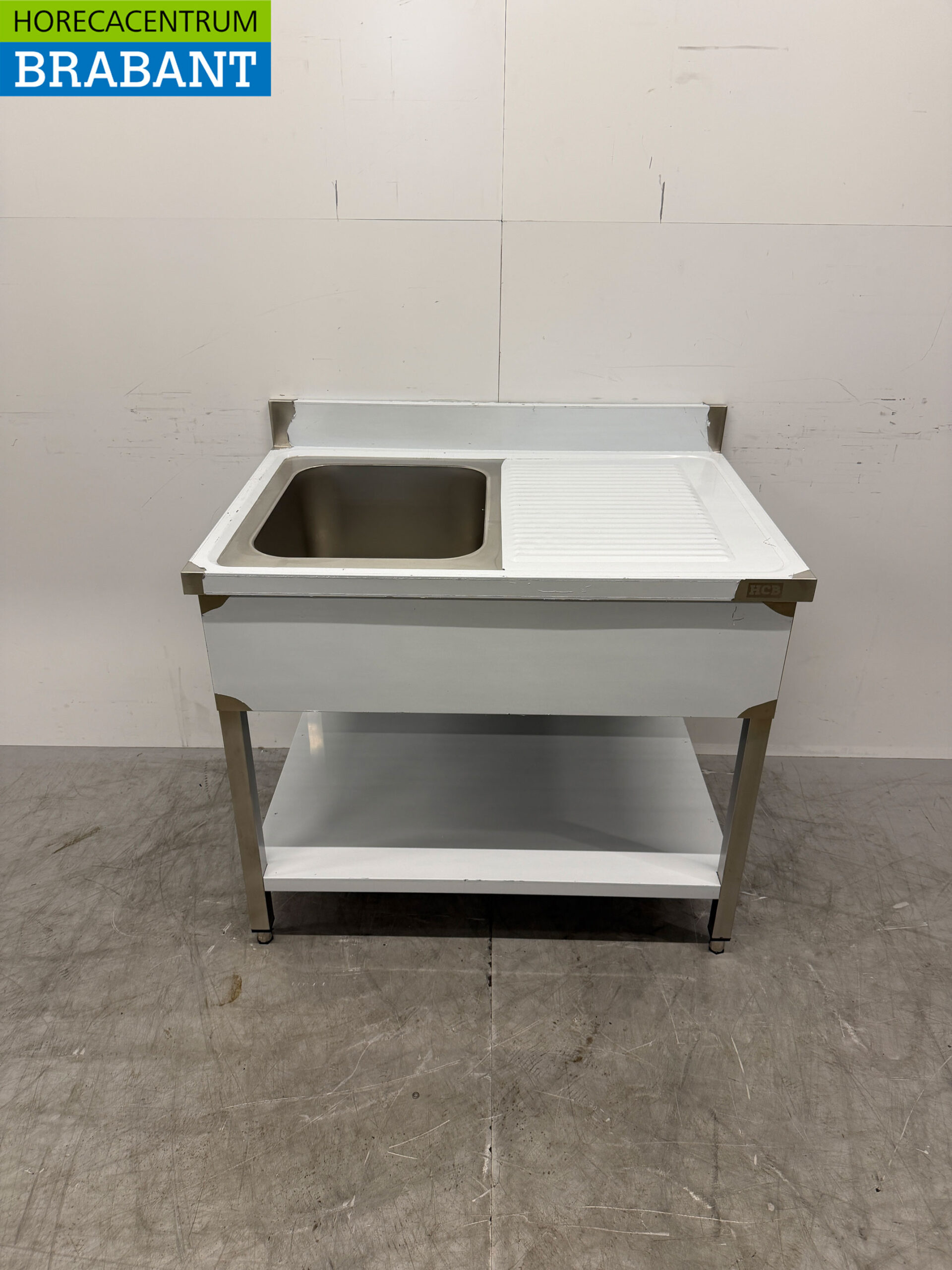 Stainless steel sink Sink Basic-line 100 cm Horeca