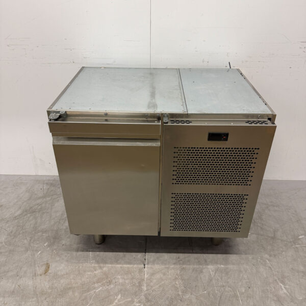 Stainless steel Ilsa Freezer Workbench 1 Door 90,5 cm 230V Horeca