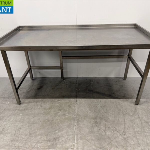 Stainless steel Worktable 180 x 80 x 92 cm Catering