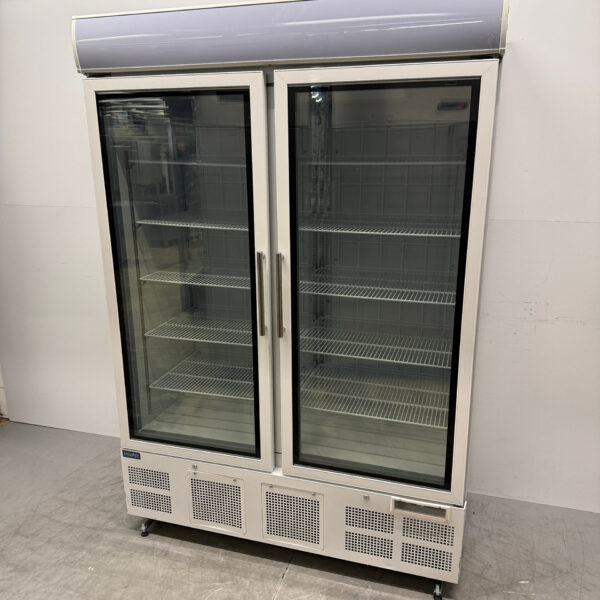 Polar Glass door freezer cabinet Freezer cabinet with glass doors 920 liters 230V Horeca