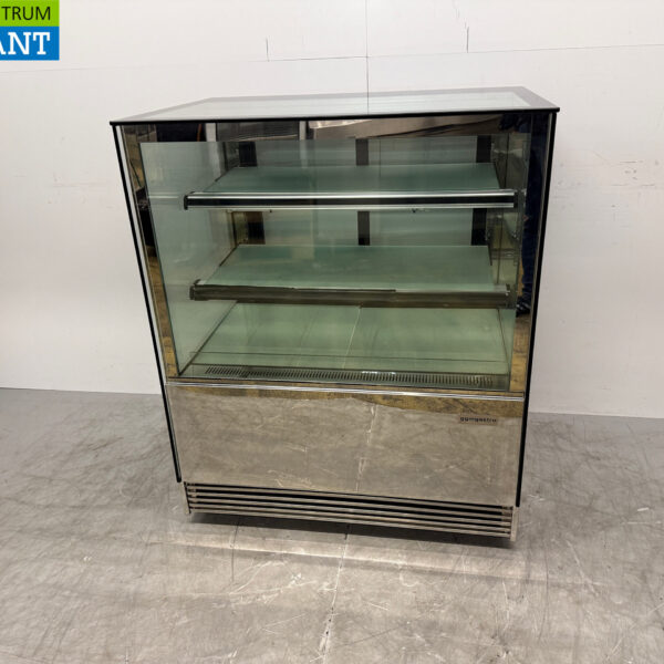 Mobile Pastry Display Case 2 Glass Sliding Doors 370 liters 99,5 cm 230V Horeca