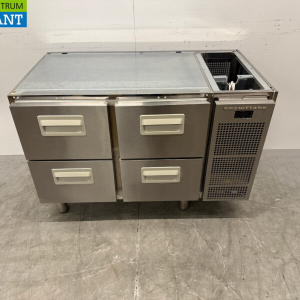 Stainless steel Snowflake - Gram Refrigerated Workbench 4 Drawers 118 cm 230V Catering