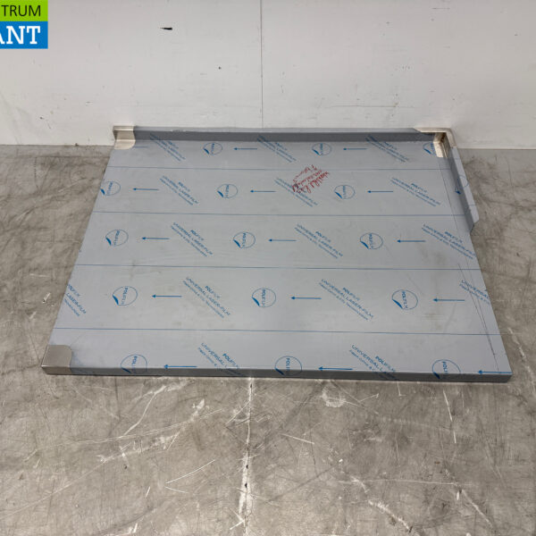 Stainless steel Worktop 110 x 85.5 cm Horeca