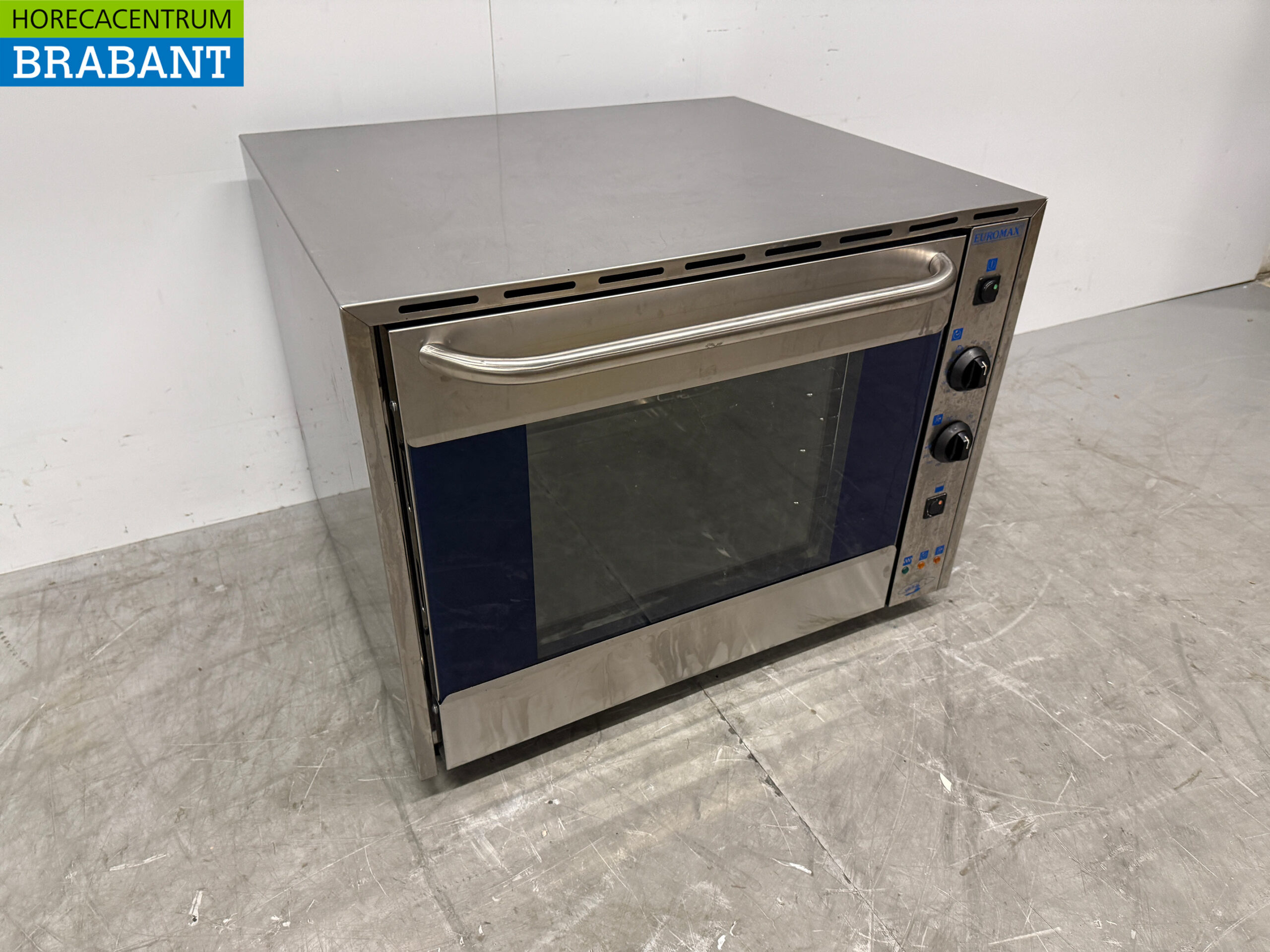 Stainless steel Euromax Hot air oven with grill function 4 x 44/34 cm 230V Horeca - Image 2