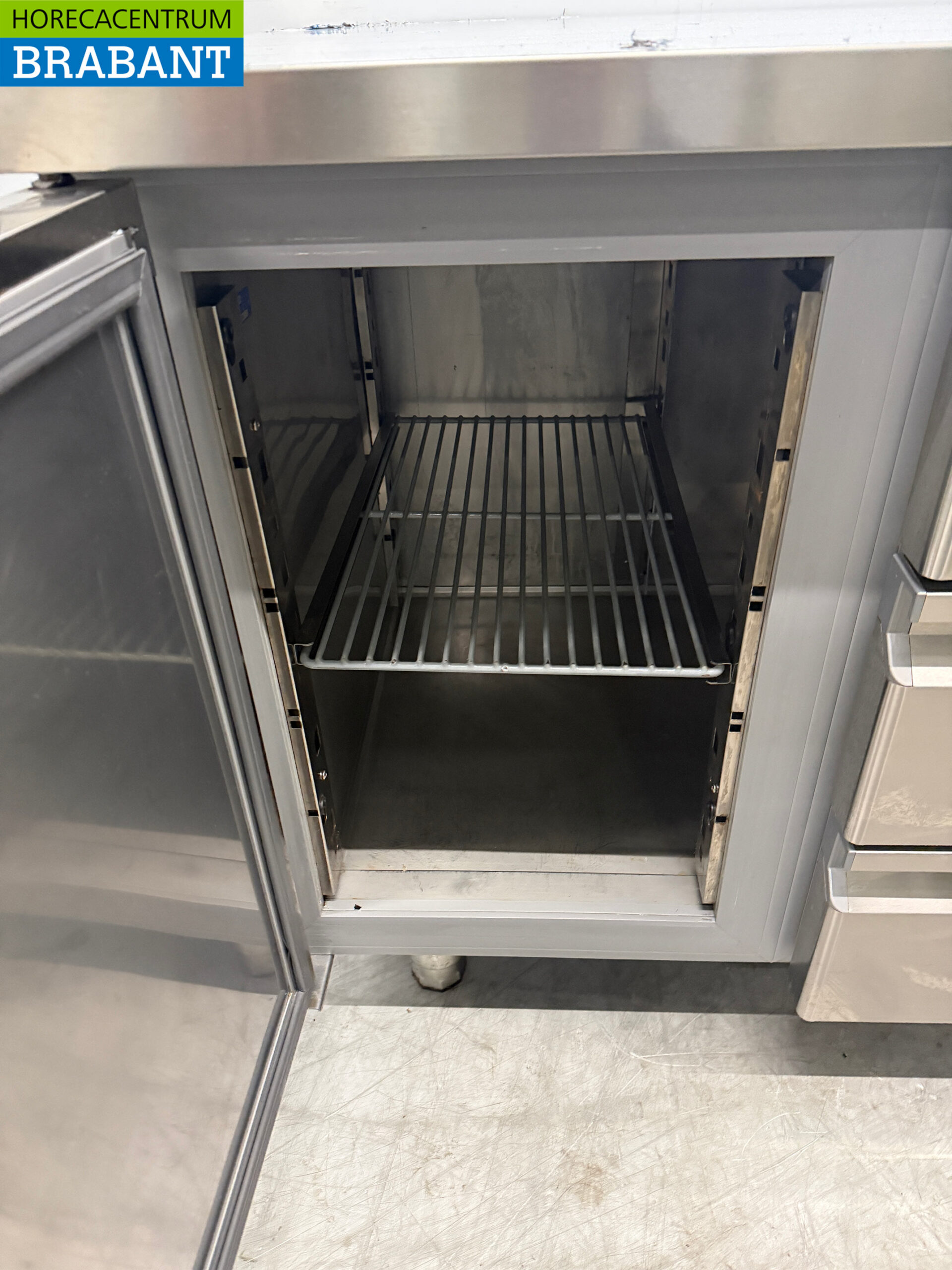 Stainless steel Combisteel Refrigerated Workbench 3 Doors and 3 Drawers 230V Catering - Image 4